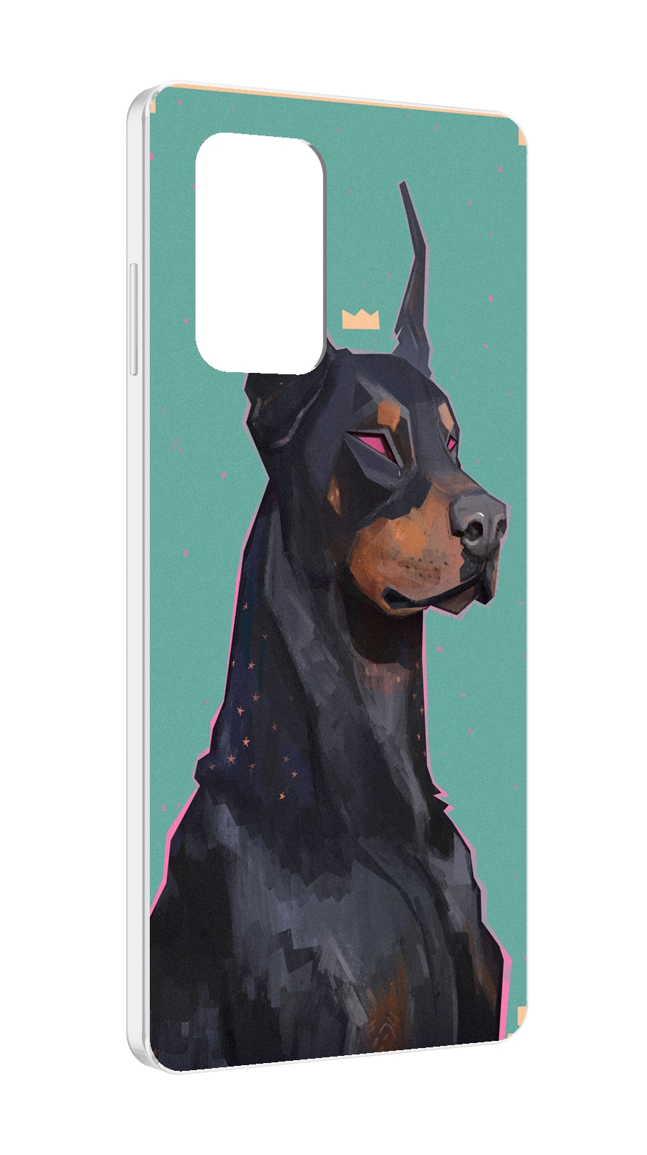 

Чехол MyPads красивый-доберман для ZTE Blade A72 / ZTE Blade V40 Vita, Прозрачный, Tocco