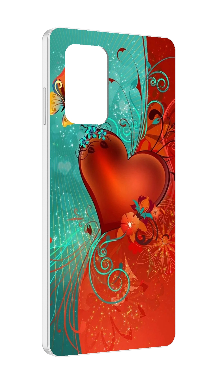 

Чехол MyPads красивые-яркие-сердечки для ZTE Blade A72 / ZTE Blade V40 Vita, Прозрачный, Tocco