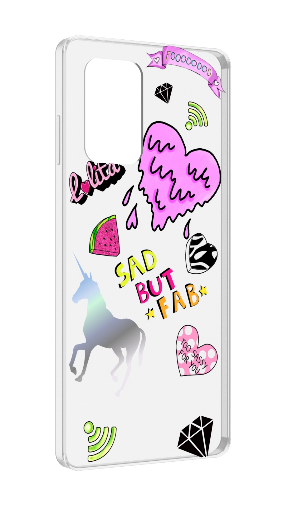 

Чехол MyPads красивые-смайлики для ZTE Blade A72 / ZTE Blade V40 Vita, Прозрачный, Tocco