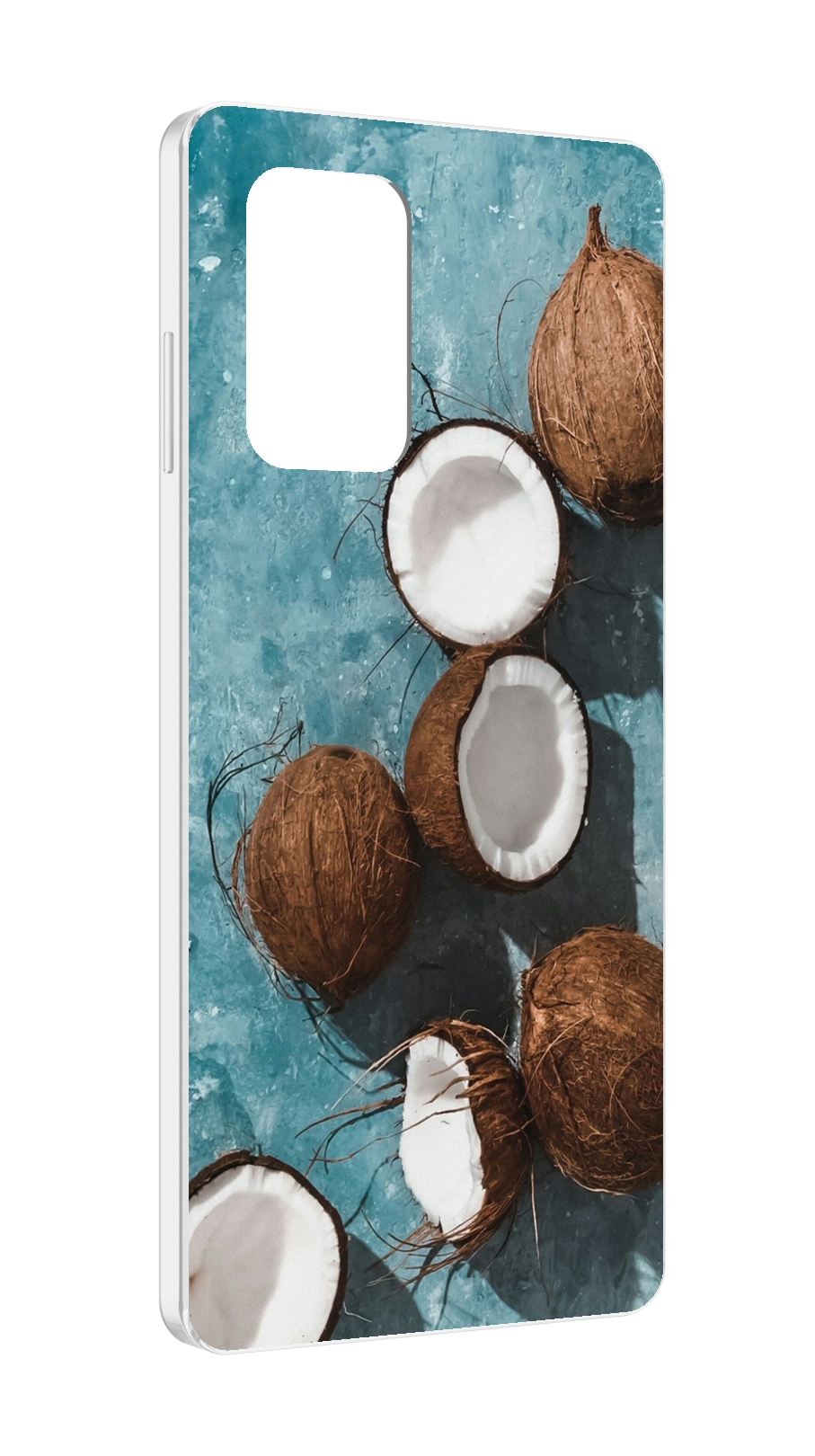 

Чехол MyPads красивые-кокосы для ZTE Blade A72 / ZTE Blade V40 Vita, Прозрачный, Tocco