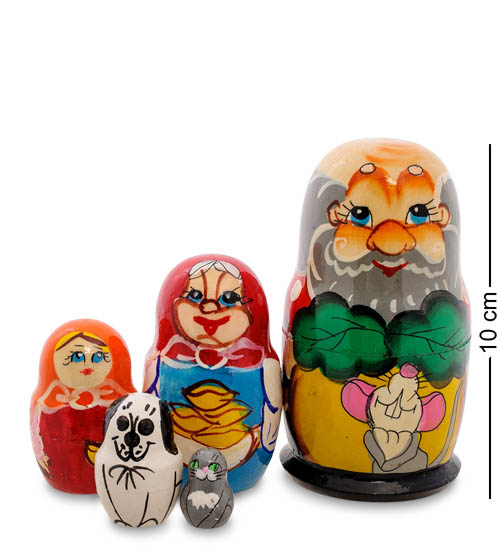 

Матрешка 5м Репка мал. МР-43/44 113-705944, Разноцветный