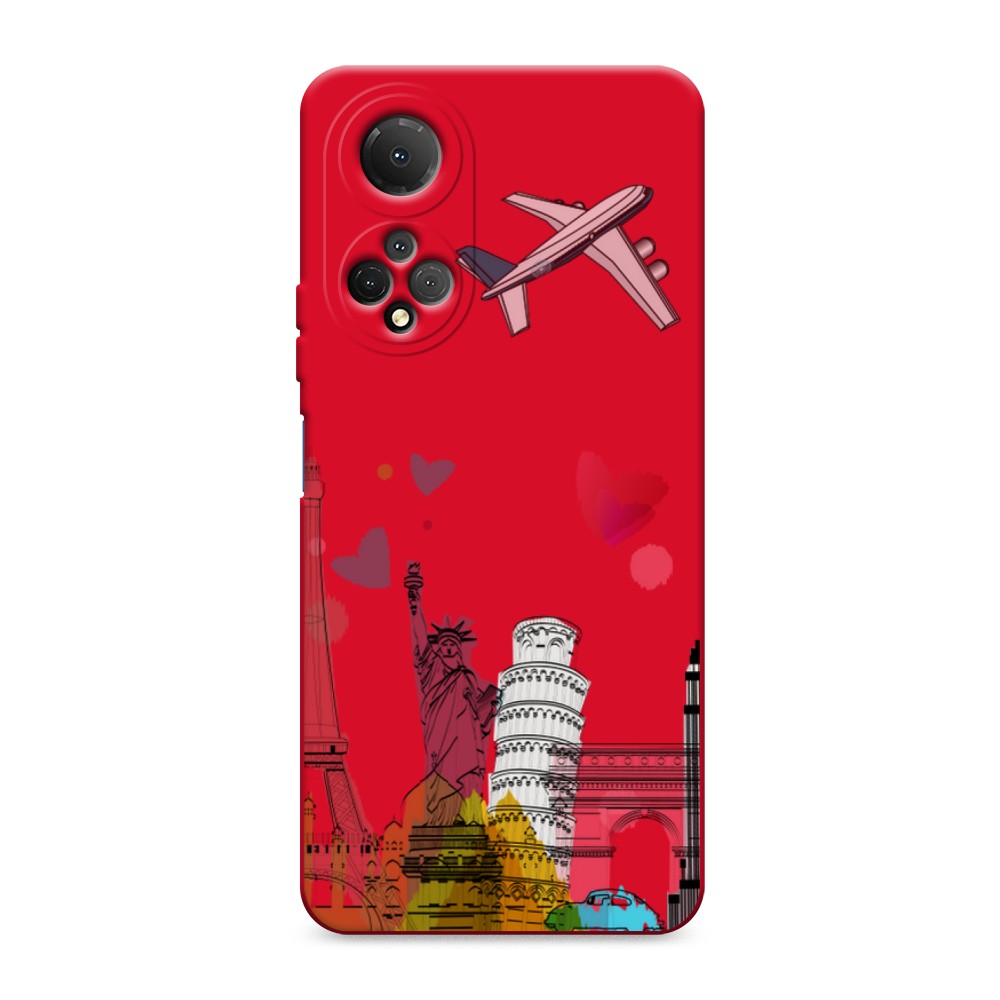 

Чехол Awog 6108853-1 для Honor X7 "Самолет путешествий", 6108853-1