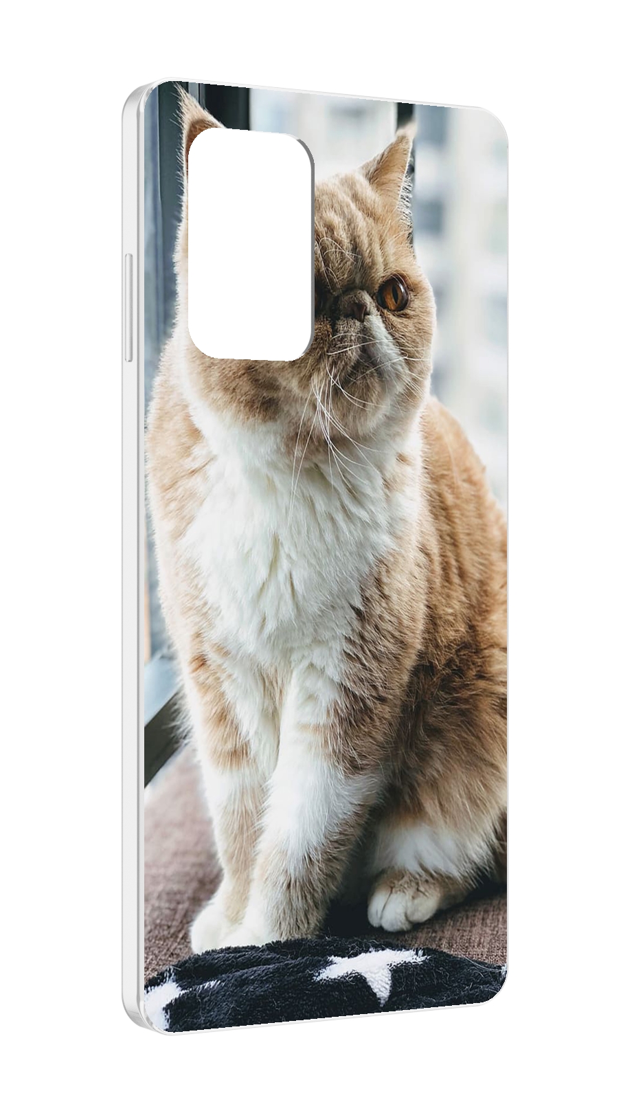 Чехол MyPads кошка экзот для ZTE Blade A72 / ZTE Blade V40 Vita