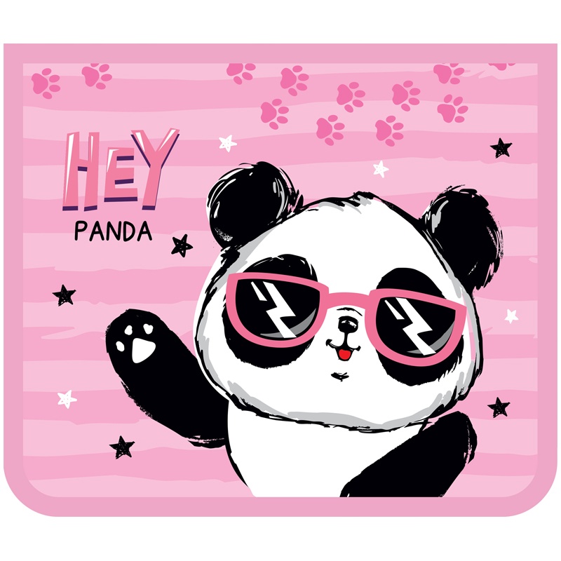 

ArtSpace 2 отделения А5 Panda, пластик, на молнии