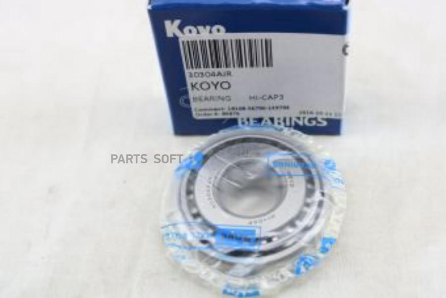 

KOYO Подшипник ступицы KOYO 30304AJR (20*52*15) 1шт