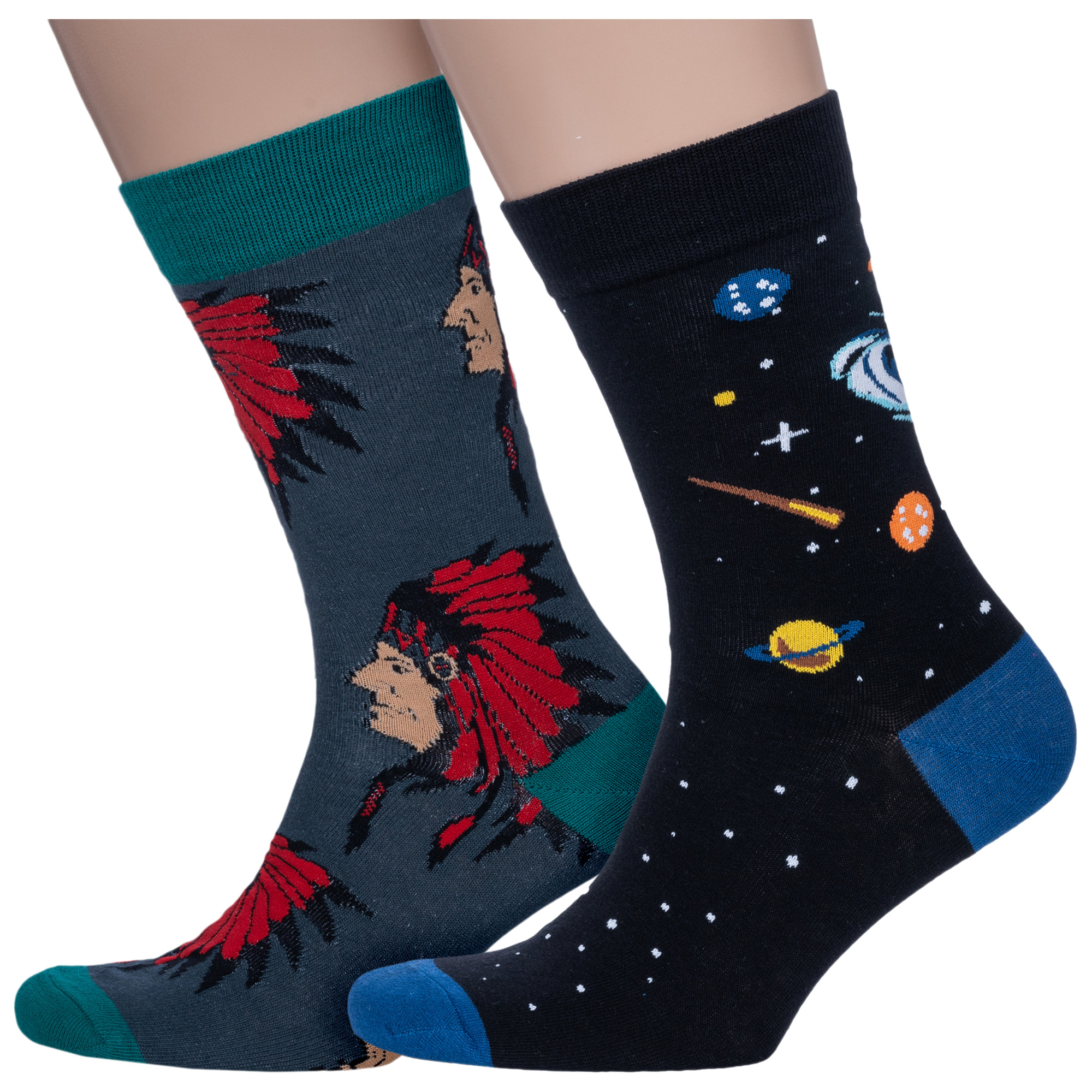 

Комплект носков унисекс Hobby Line 2-801У разноцветных one size, 2-801У