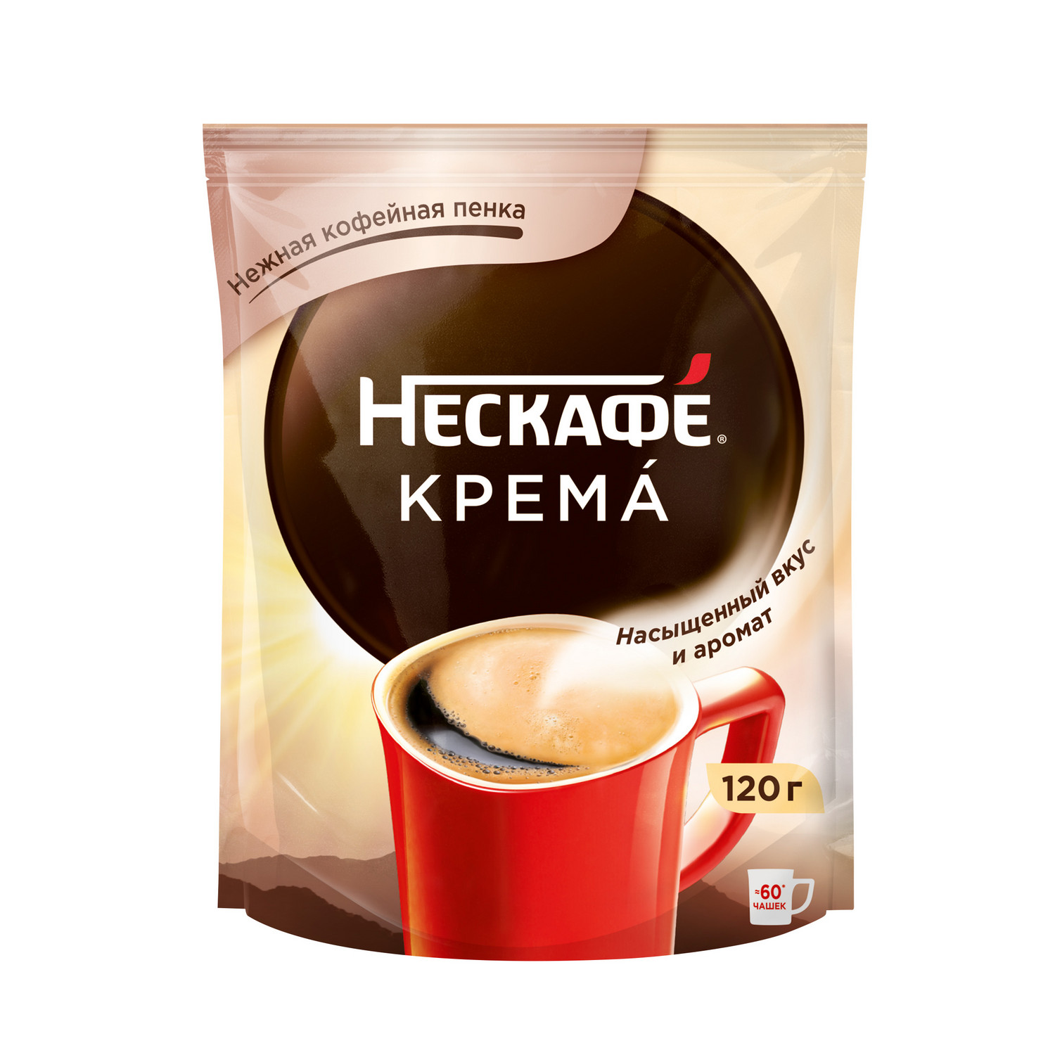 

Кофе Nescafe Classic Crema 100% натуральный растворимый порошкообразный кофе 120 г