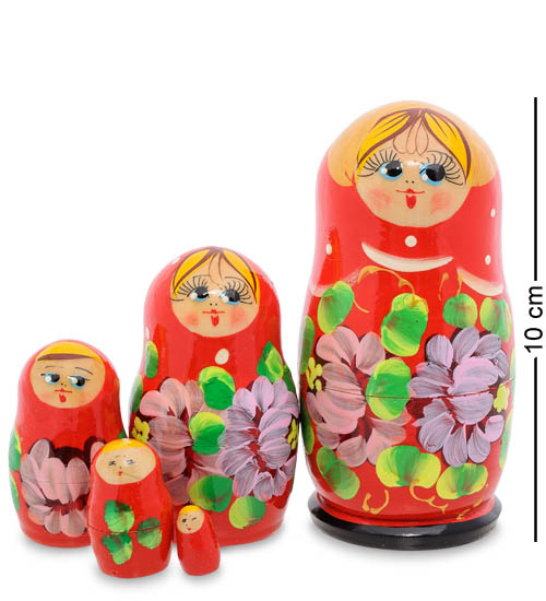 

Матрешка 5м Василиса мал. МР-43/24 113-704800_A, Красный
