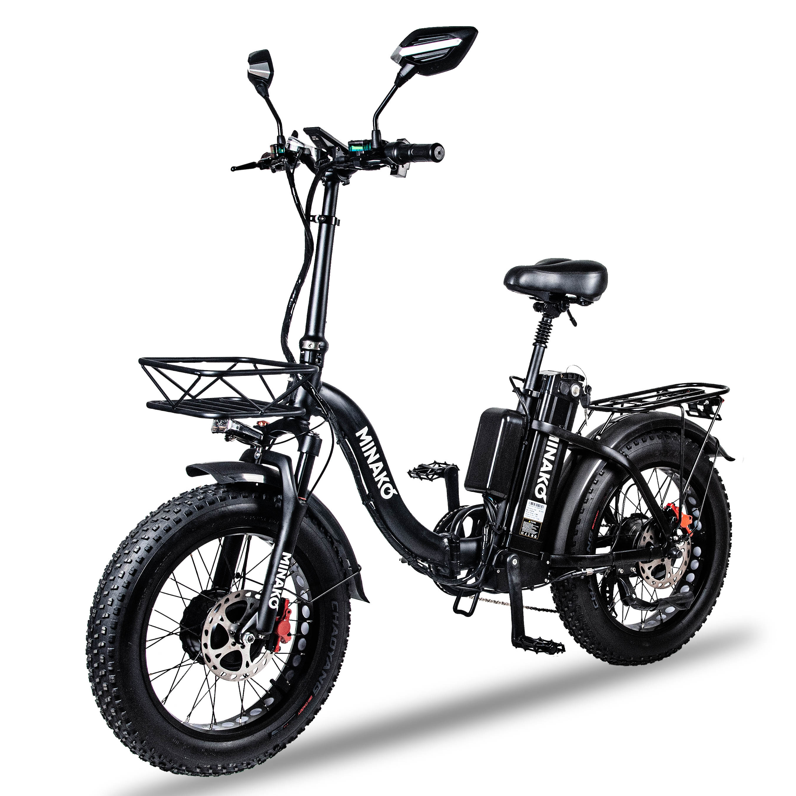 Электровелосипед Minako F11 Dual Черный