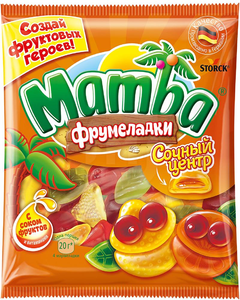 Мармелад жевательный Mamba Сочный центр, 140 г