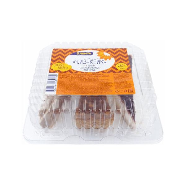 

Торт Лента Чизкейк Яркие вкусы 280 г
