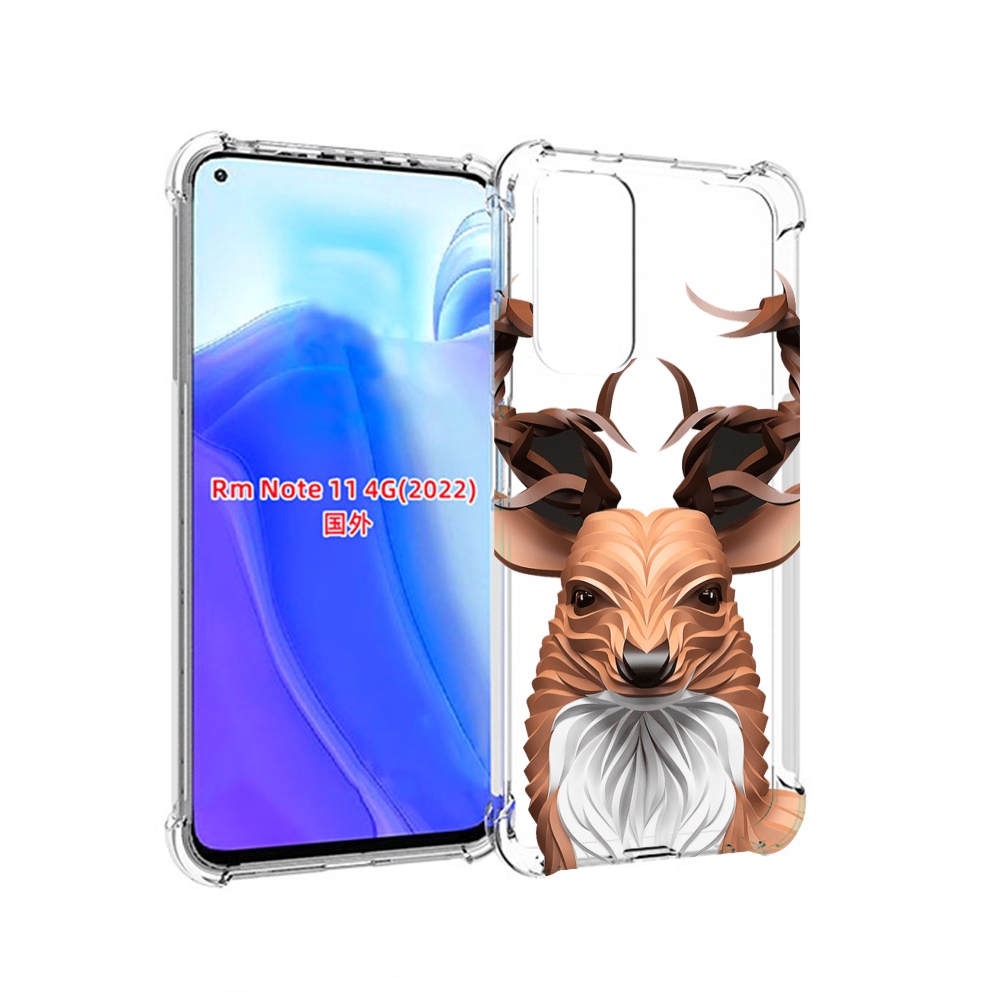 

Чехол MyPads 3D-олень для Xiaomi Redmi Note 11 4G ( Глобальная версия ), Tocco
