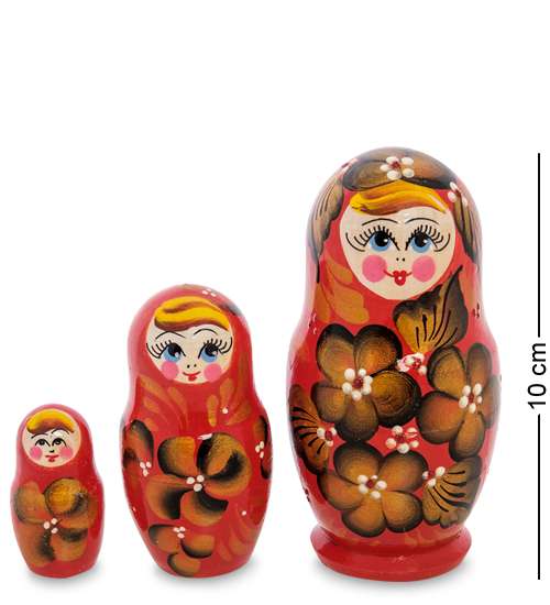 

Матрешка 3м Мария мал. МР-53/13 113-707974, Красный