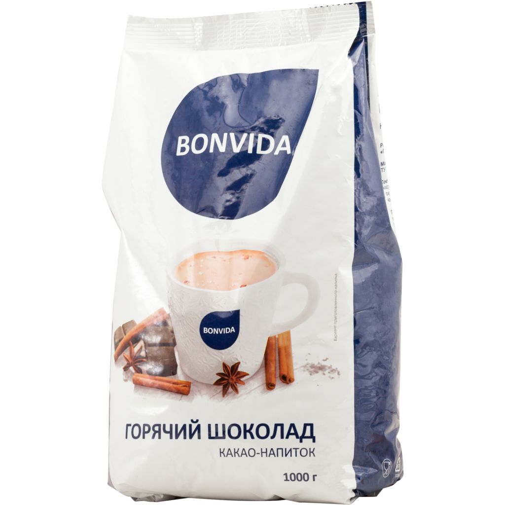 фото Молочный коктейль bonvida со вкусом какао 3,2% 950 мл