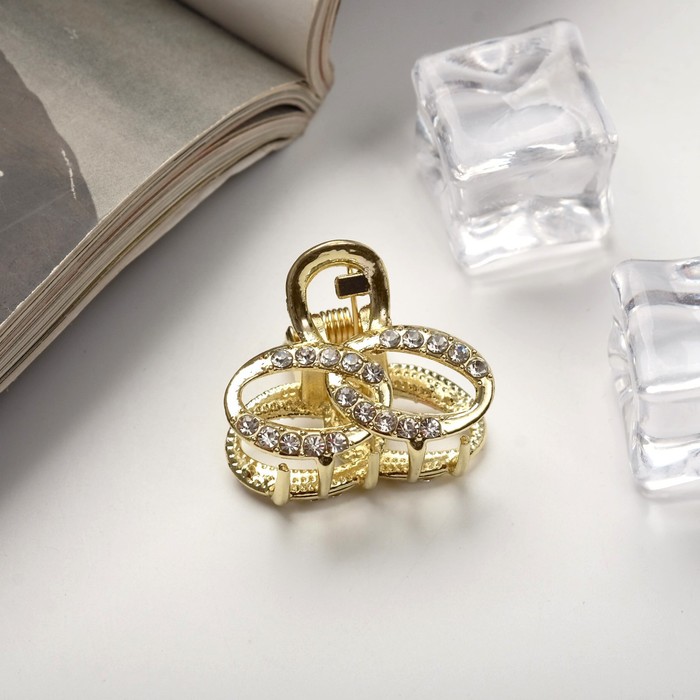 

Заколка-краб женская 9447743-6p золото, Золотистый, 9447743-6p