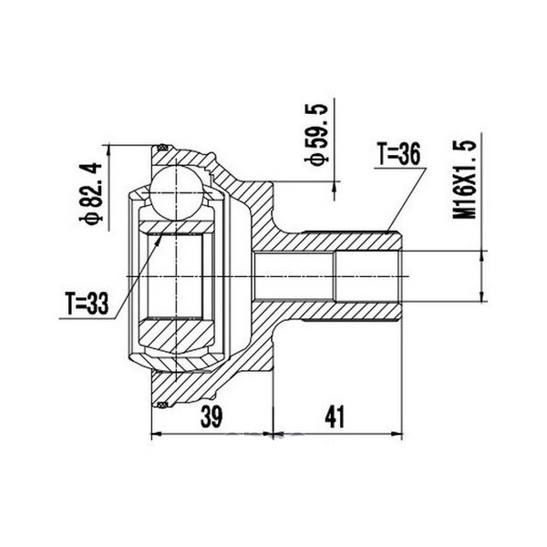 

Шрус Наружный Zikmar арт. Z87474R