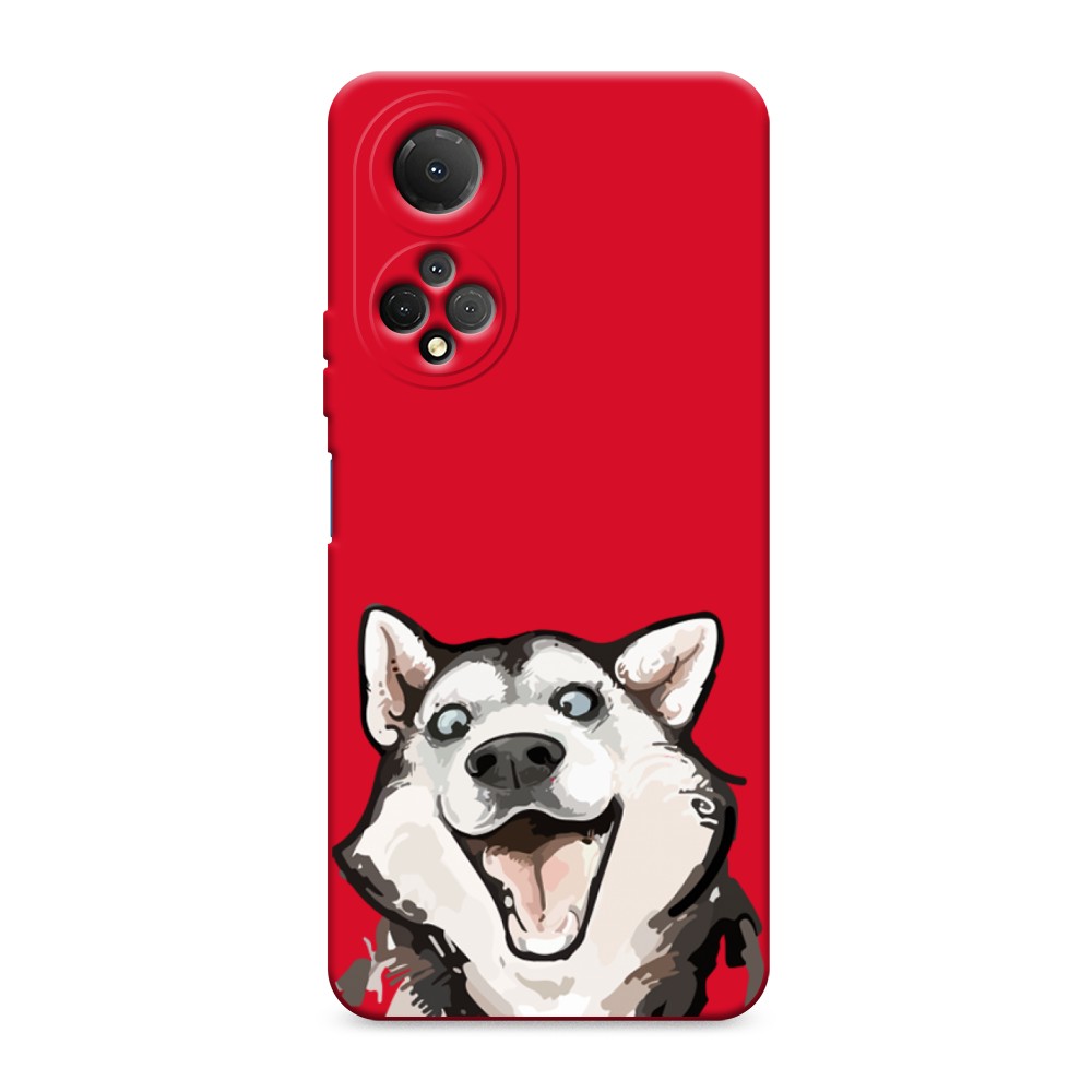 

Чехол Awog 6108853-1 для Honor X7 "Радостный хаски", 6108853-1