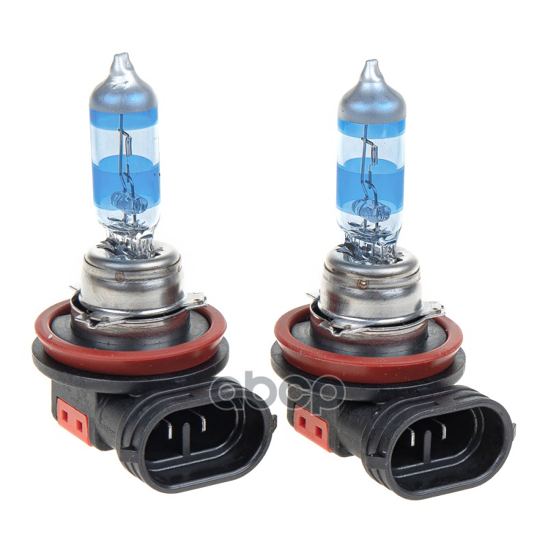 

Лампа 12v h16 19w pgj19-3 wolfram night vision +150% extra light + 20% whiter 2 шт. 29316