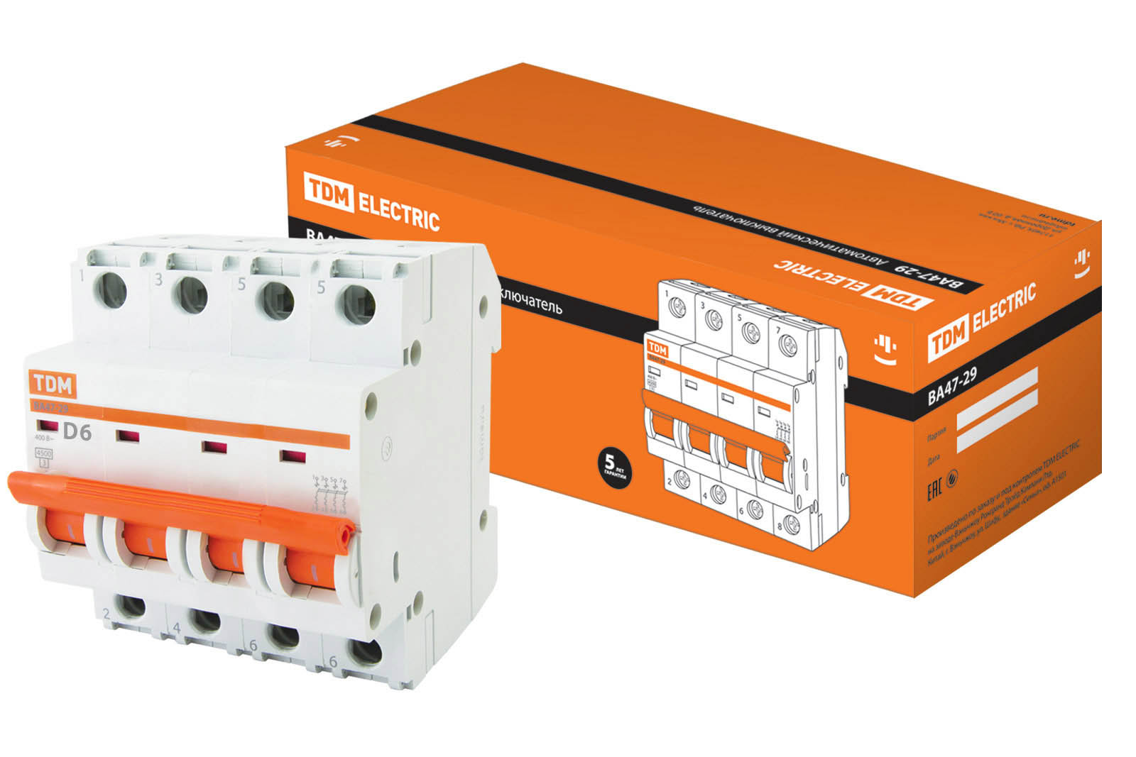 фото Автоматический выключатель tdm electric sq0206-0185