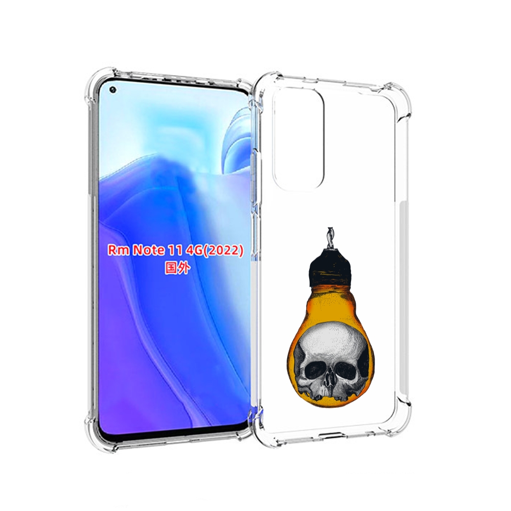 

Чехол MyPads череп в лампочке для Xiaomi Redmi Note 11 4G ( Глобальная версия ), Tocco