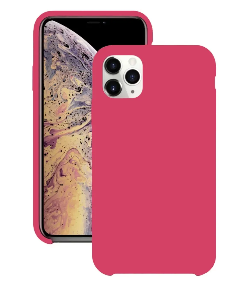

Чехол силиконовый Case для Apple iPhone 11 Pro малиновый, Розовый