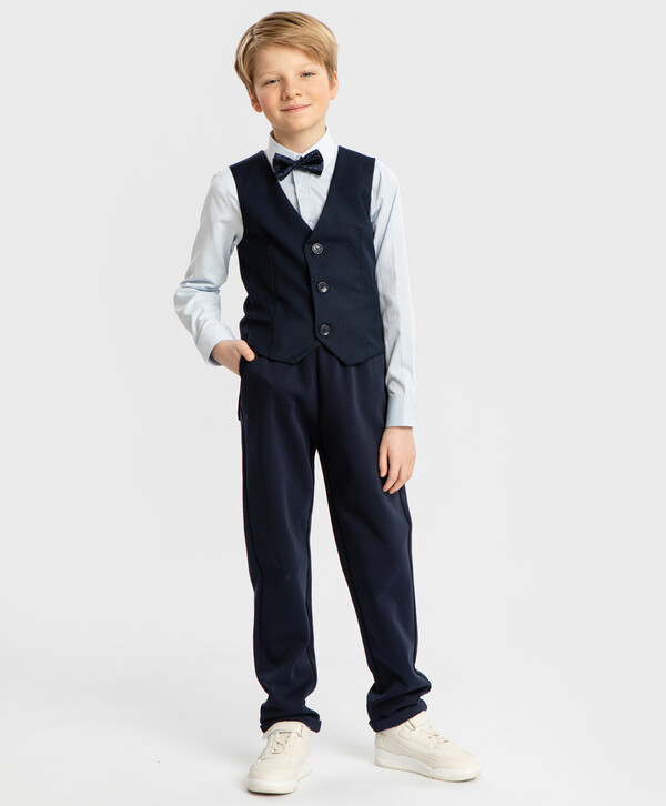 

Брюки детские Button Blue 224BBBS56011000, синий 128, 224BBBS56011000