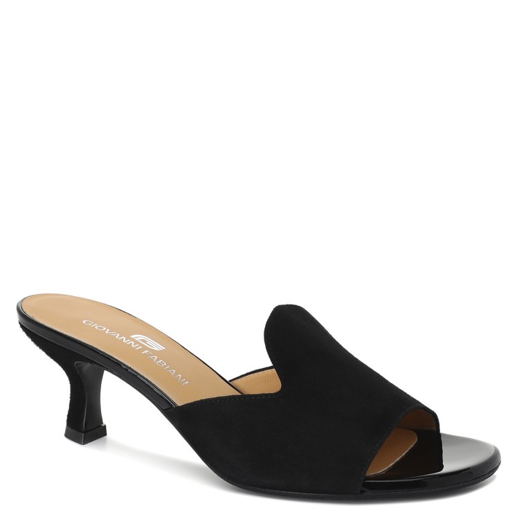 

Шлепанцы женские Giovanni Fabiani S23628 черные 39 EU, Черный, S23628