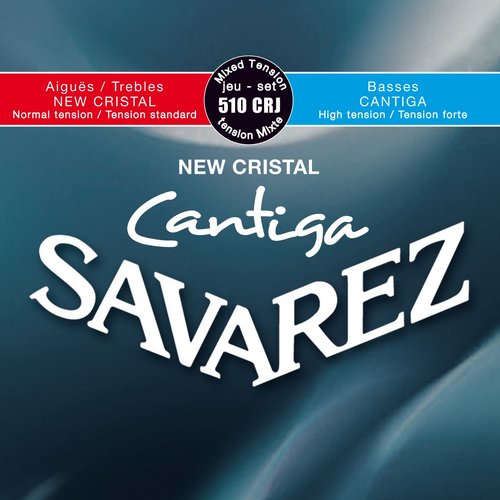 фото Струны для классической гитары savarez 510crj new cristal cantiga mixed tension