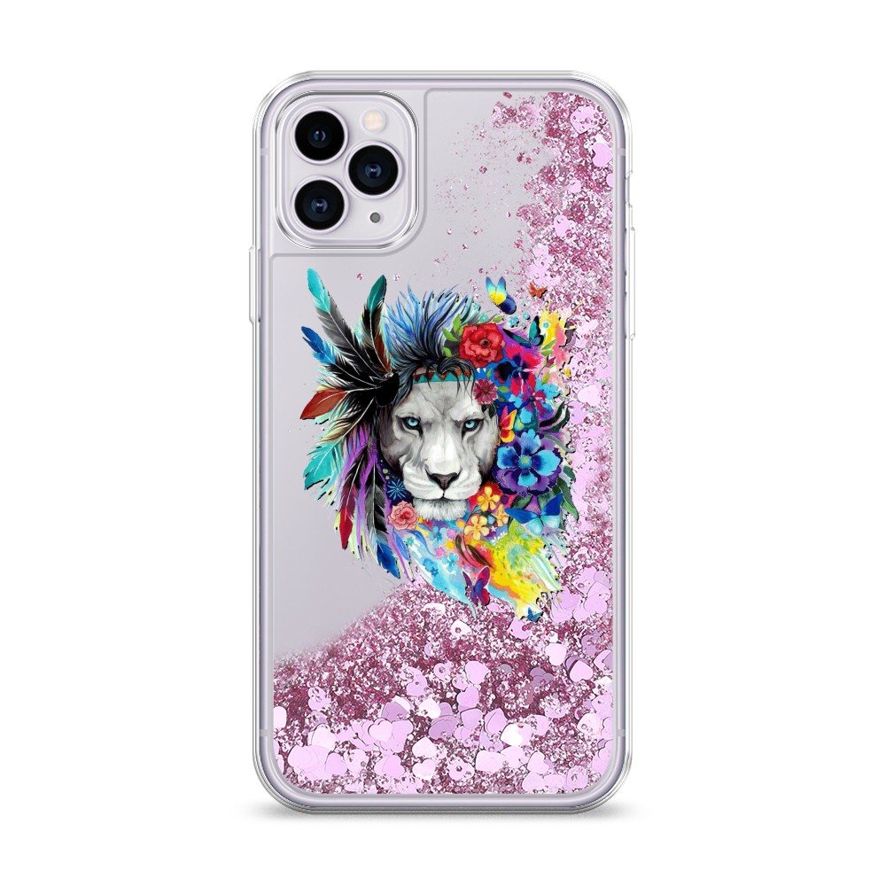 

Жидкий чехол с блестками "Гавайский лев" на Apple iPhone 11 Pro Max, 12294-1