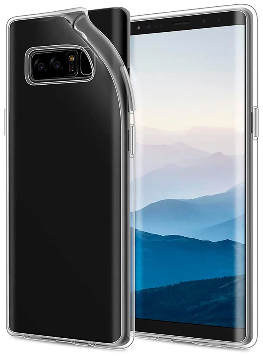 

Чехол прозрачный силиконовый для Samsung Galaxy Note 8