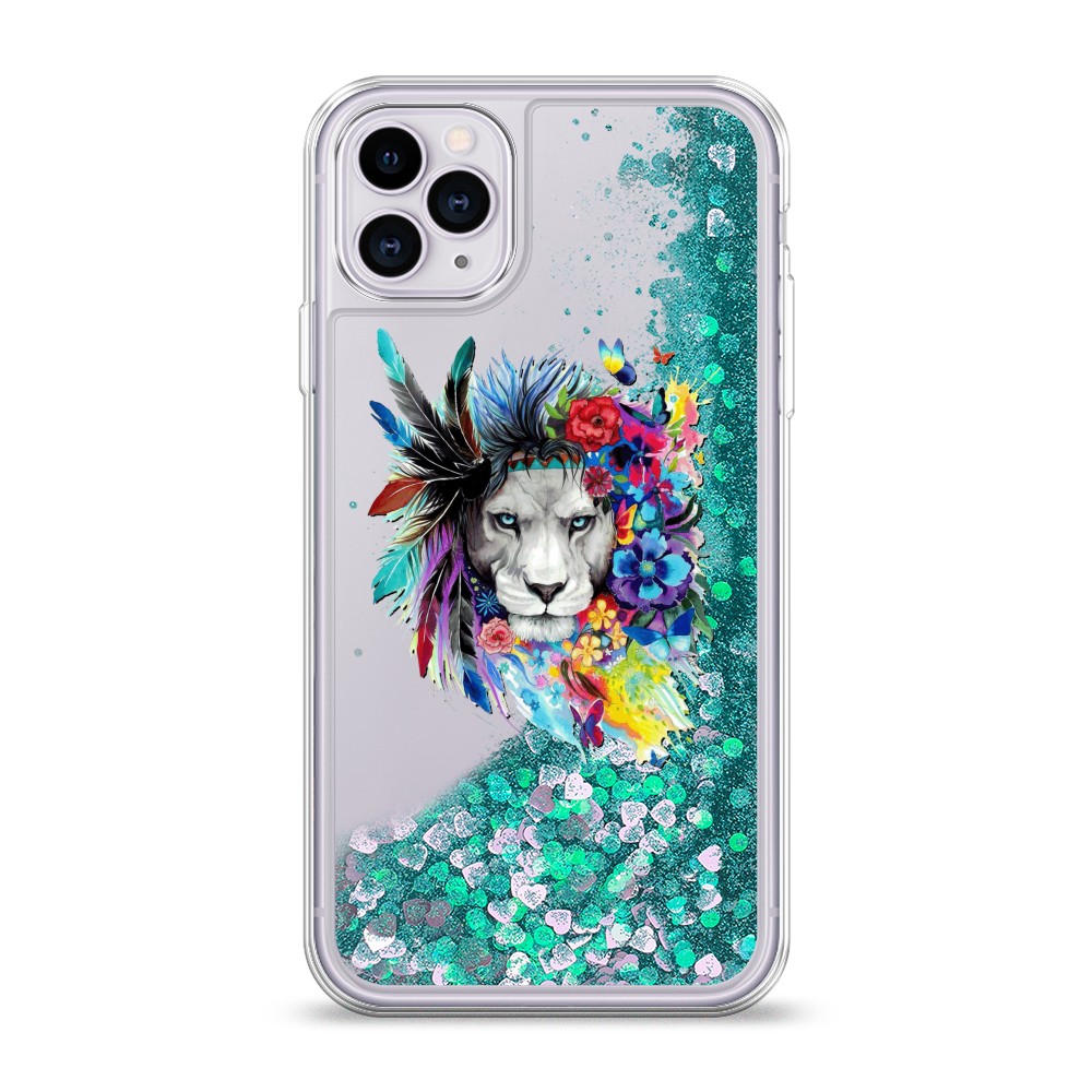 

Жидкий чехол с блестками "Гавайский лев" на Apple iPhone 11 Pro, 12395-1