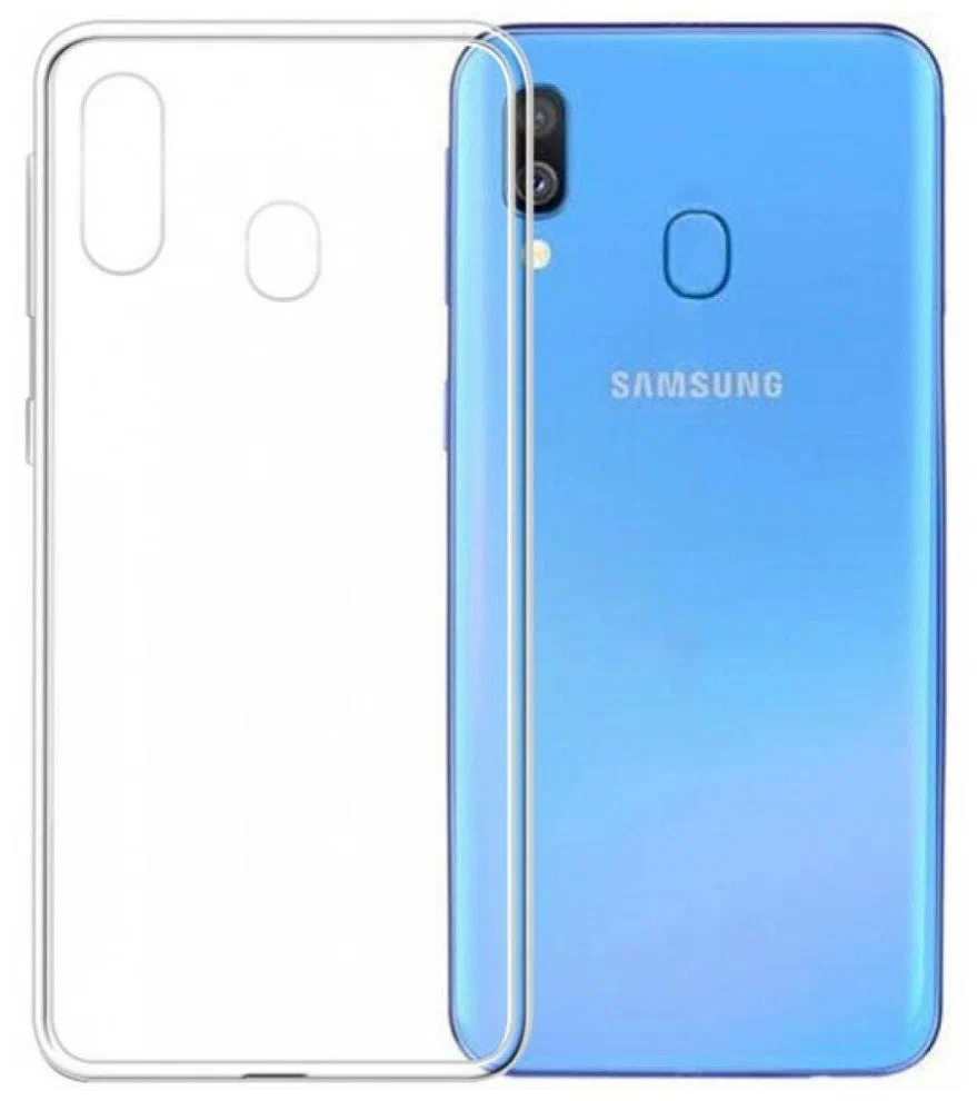 

Чехол прозрачный силиконовый для Samsung Galaxy A40