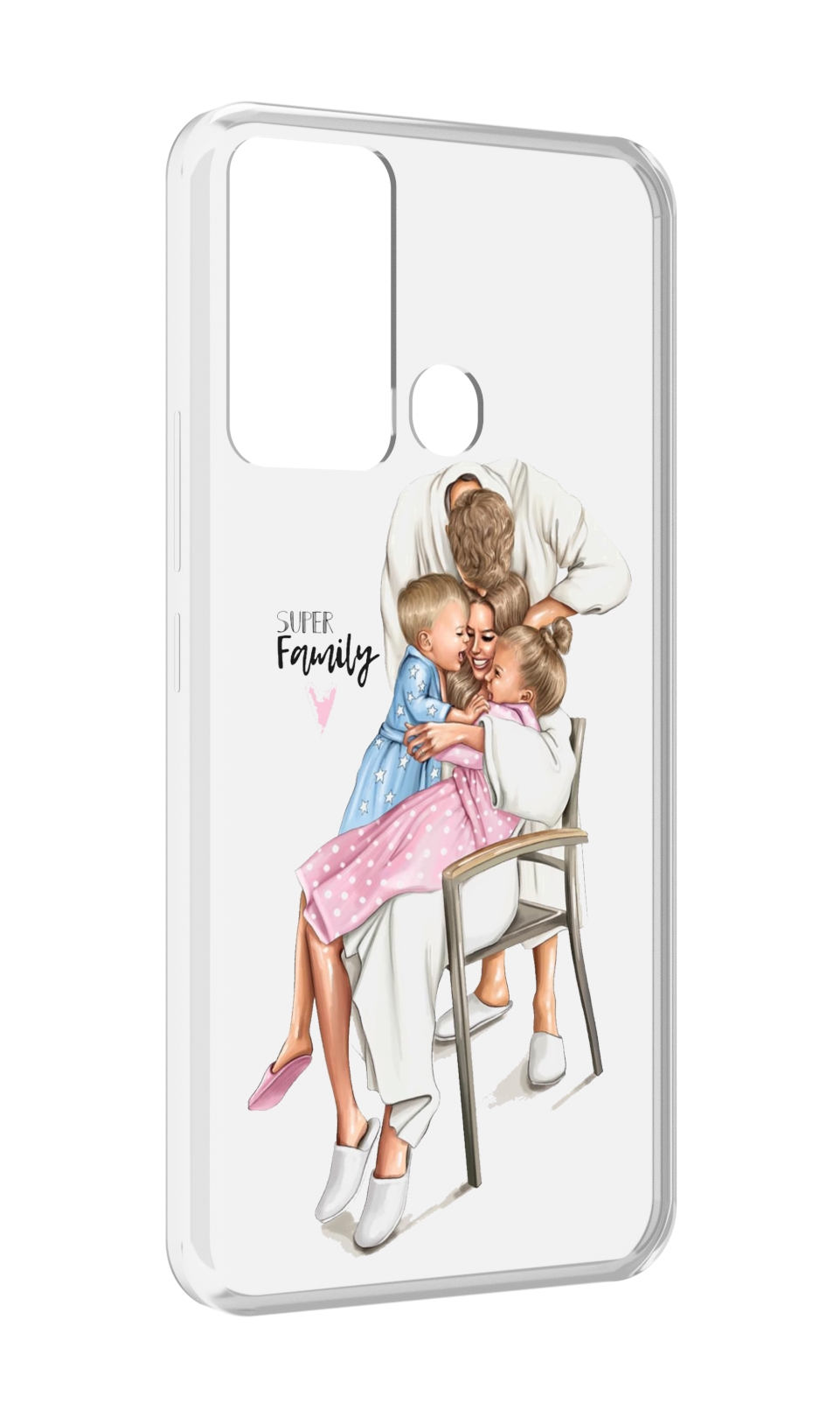 

Чехол MyPads Super-family для Infinix Hot 12i, Прозрачный, Tocco