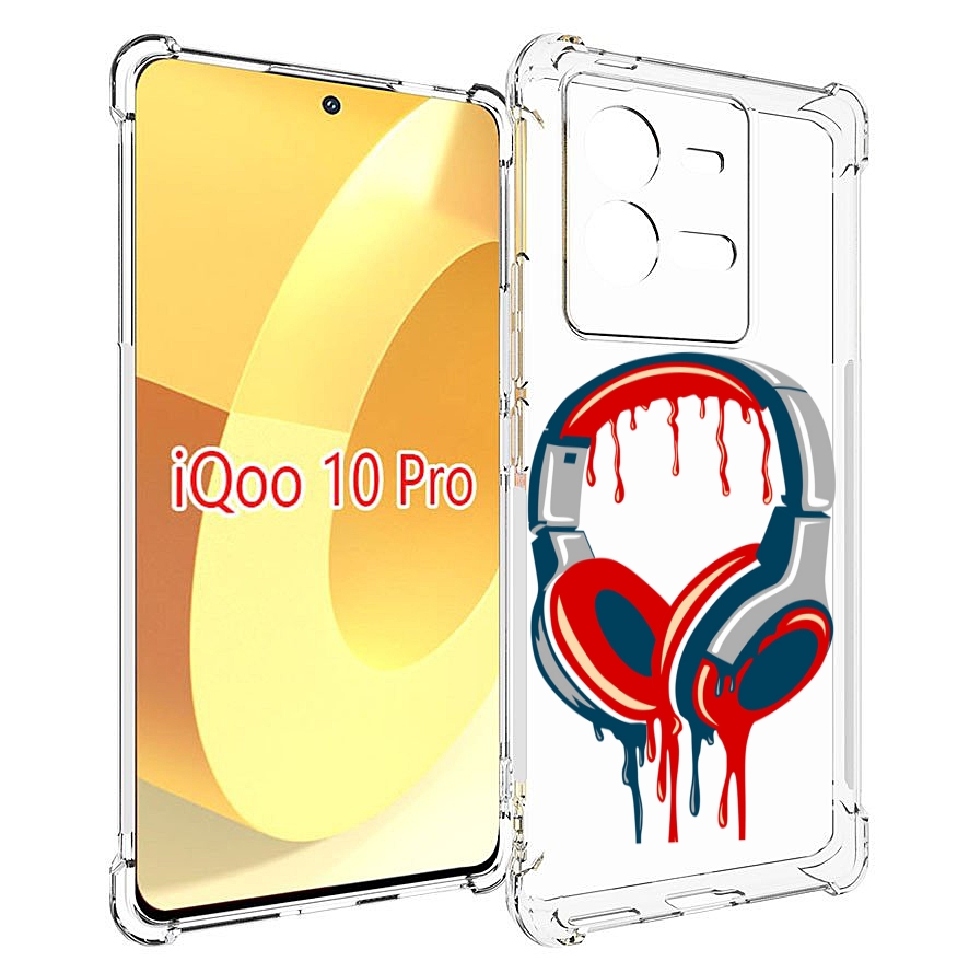 

Чехол MyPads не делай громко для Vivo iQOO 10 Pro, Прозрачный, Tocco