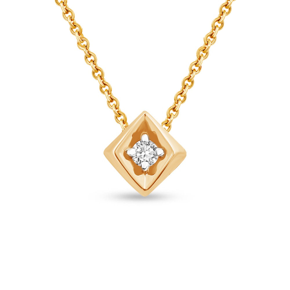 

Колье из золота 38 см 585Gold 106000131, бриллиант, 106000131
