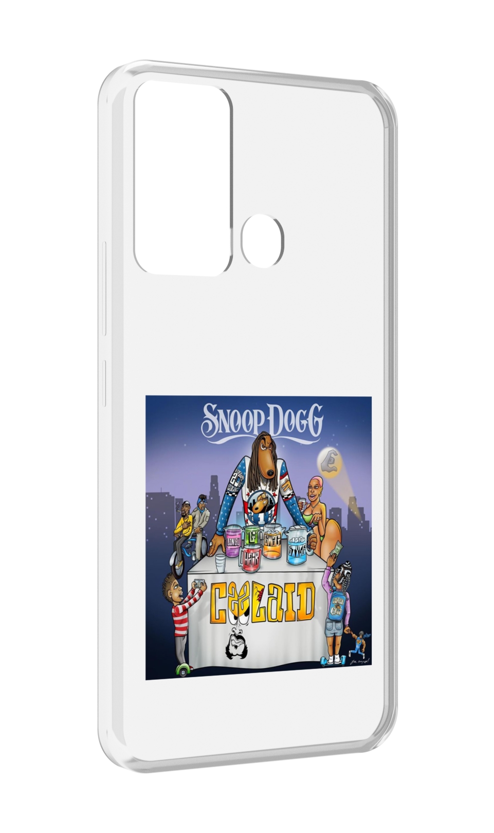 

Чехол MyPads Snoop Dogg COOLAID для Infinix Hot 12i, Прозрачный, Tocco