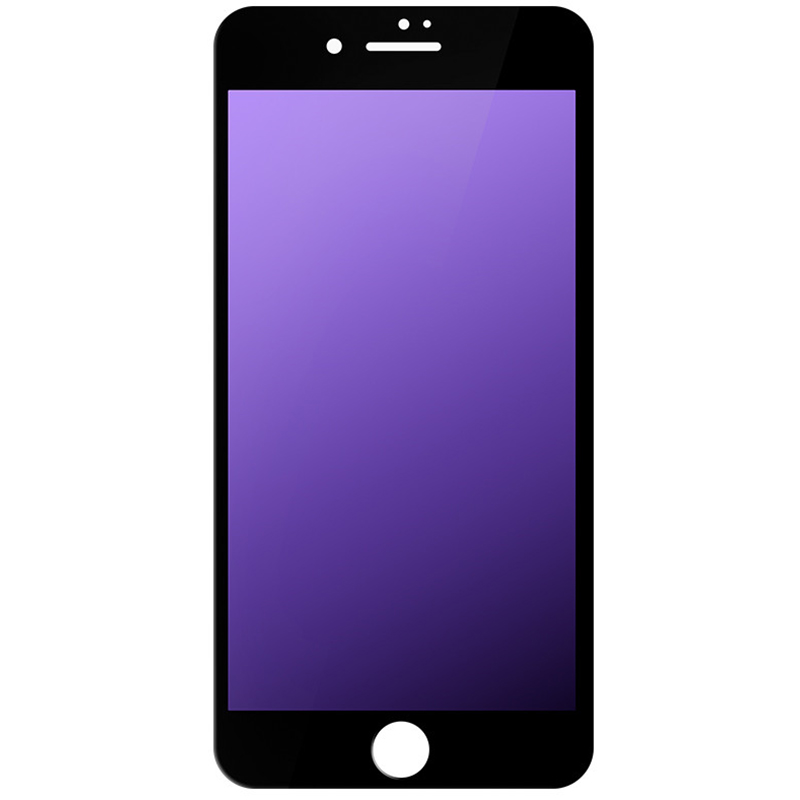

Защитное стекло на iPhone 7/8/SE (2020), Anti-blue ray матовый, черный, X-CASE