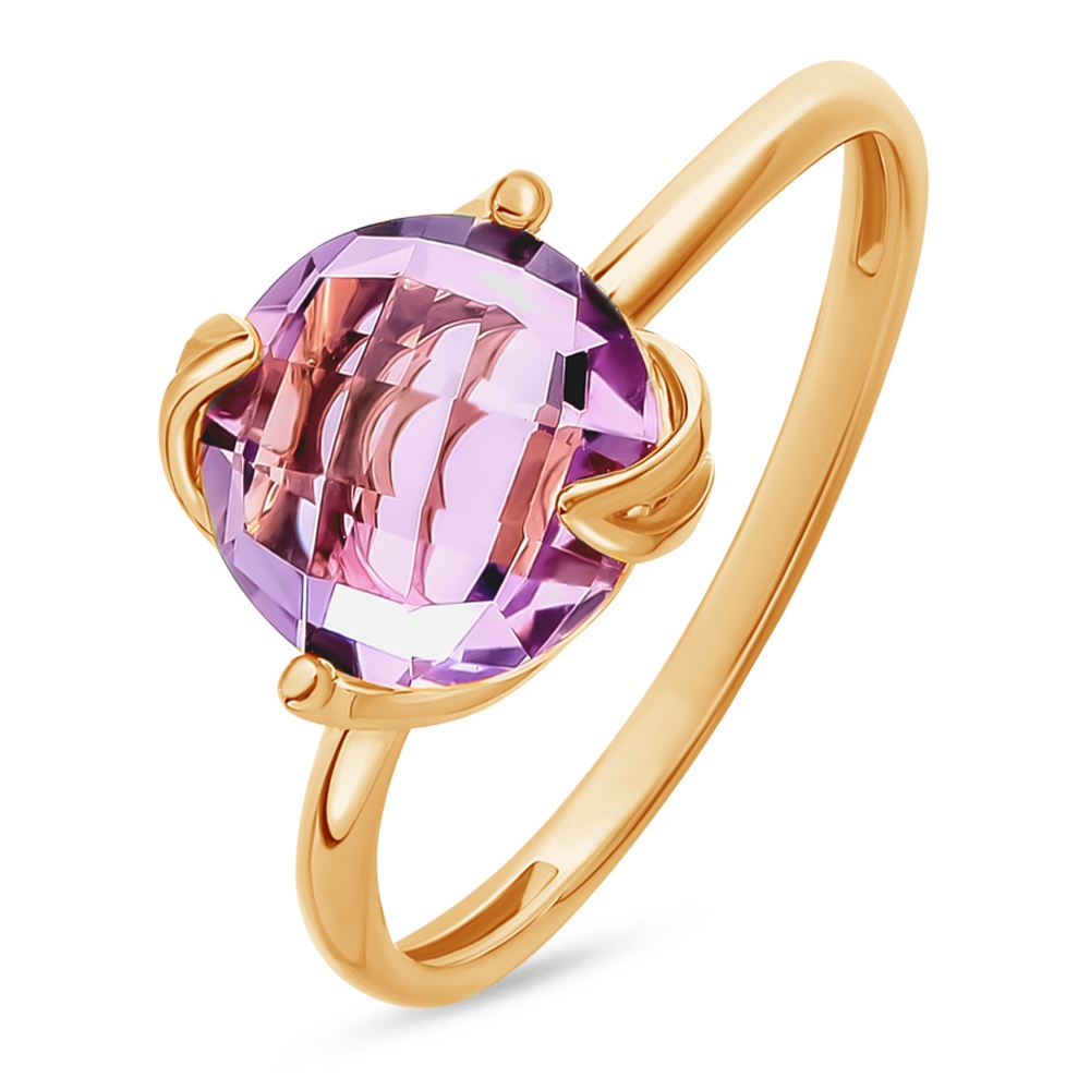 

Кольцо из золота р. , 585Gold 201013661, аметист, 201013661