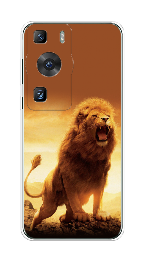 

Чехол на Huawei P60/P60 Pro "Львиный рык", Коричневый;желтый;оранжевый, 6121050-1