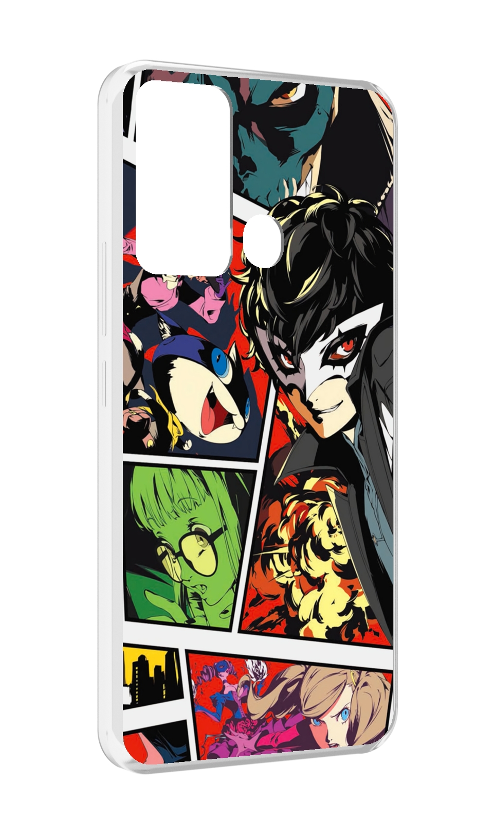 

Чехол MyPads Persona 5 art для Infinix Hot 12i, Прозрачный, Tocco