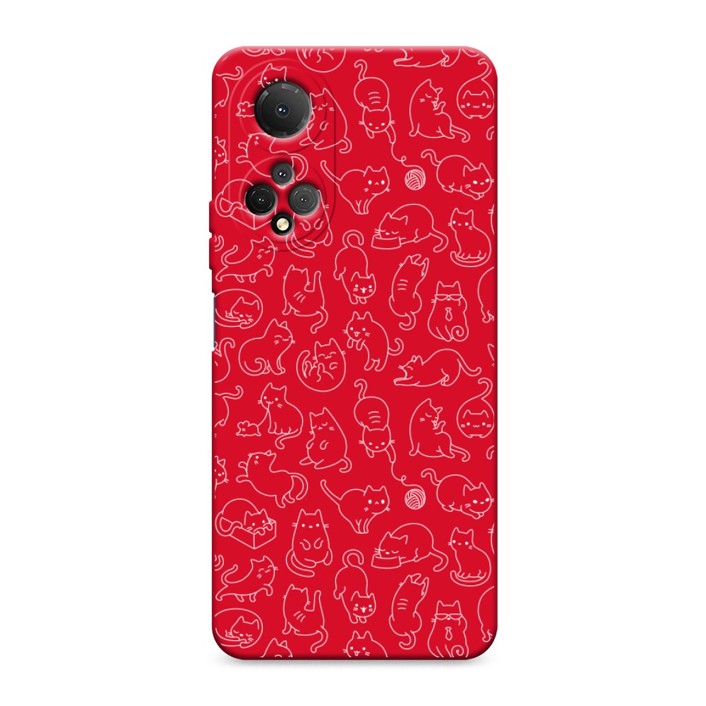 

Чехол Awog 6108853-1 для Honor X7 "Шкодливые котики", 6108853-1