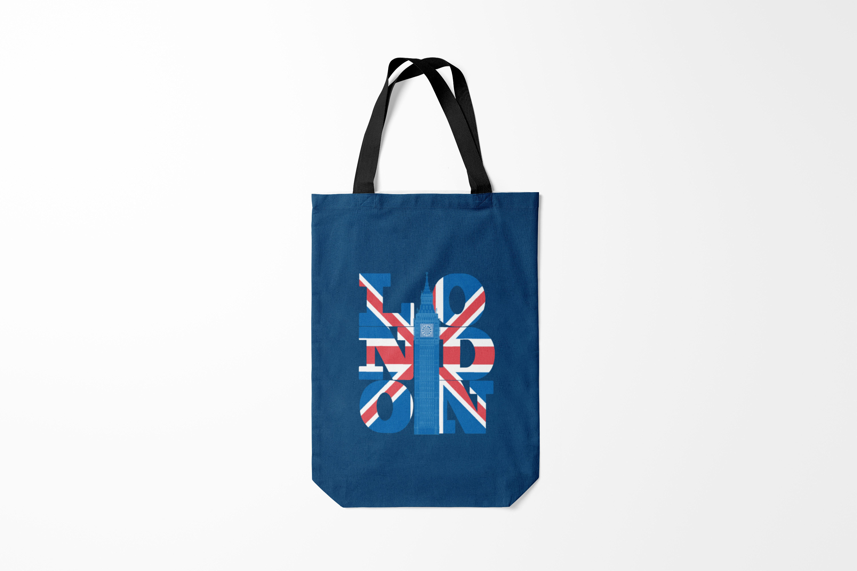 

Сумка шoппер унисекс Burnettie Англия London, черный, Англия London