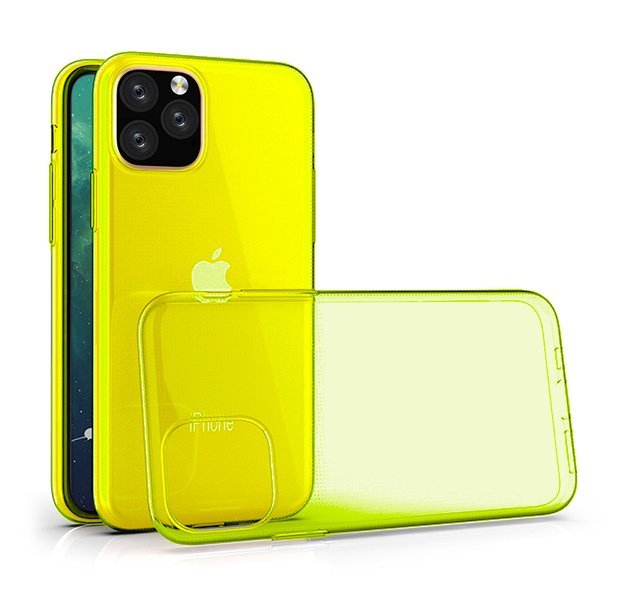 

Чехол-накладка для Apple iPhone 11 Pro силиконовый (прозрачо-желтый)