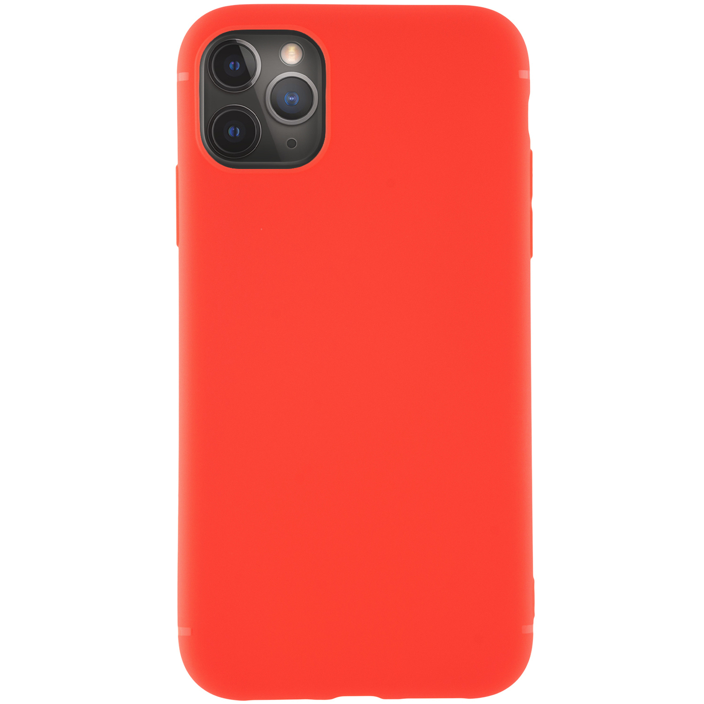 Чехол-накладка FaisON Matte Series для Apple iPhone 11 Pro силиконовый (матовый красный)