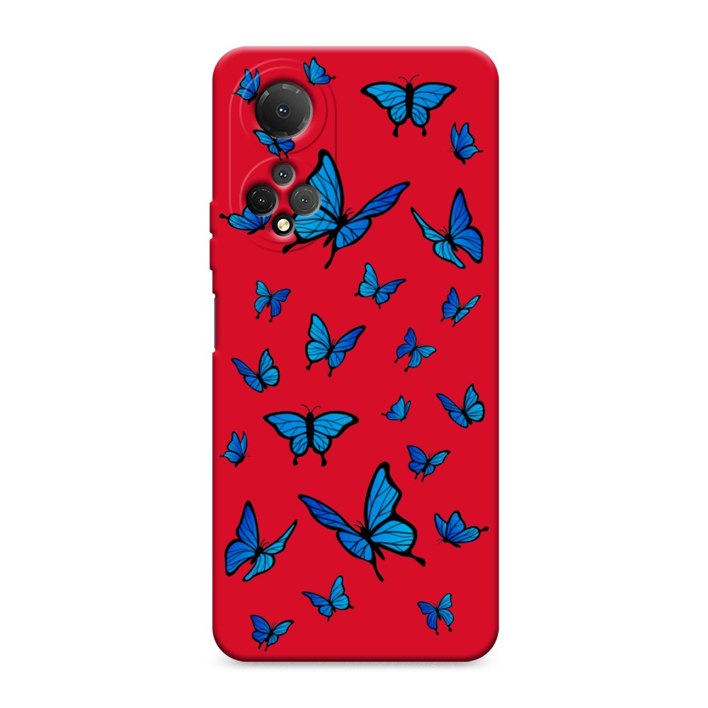 

Чехол Awog 6108853-1 для Honor X7 "Синие бабочки", 6108853-1