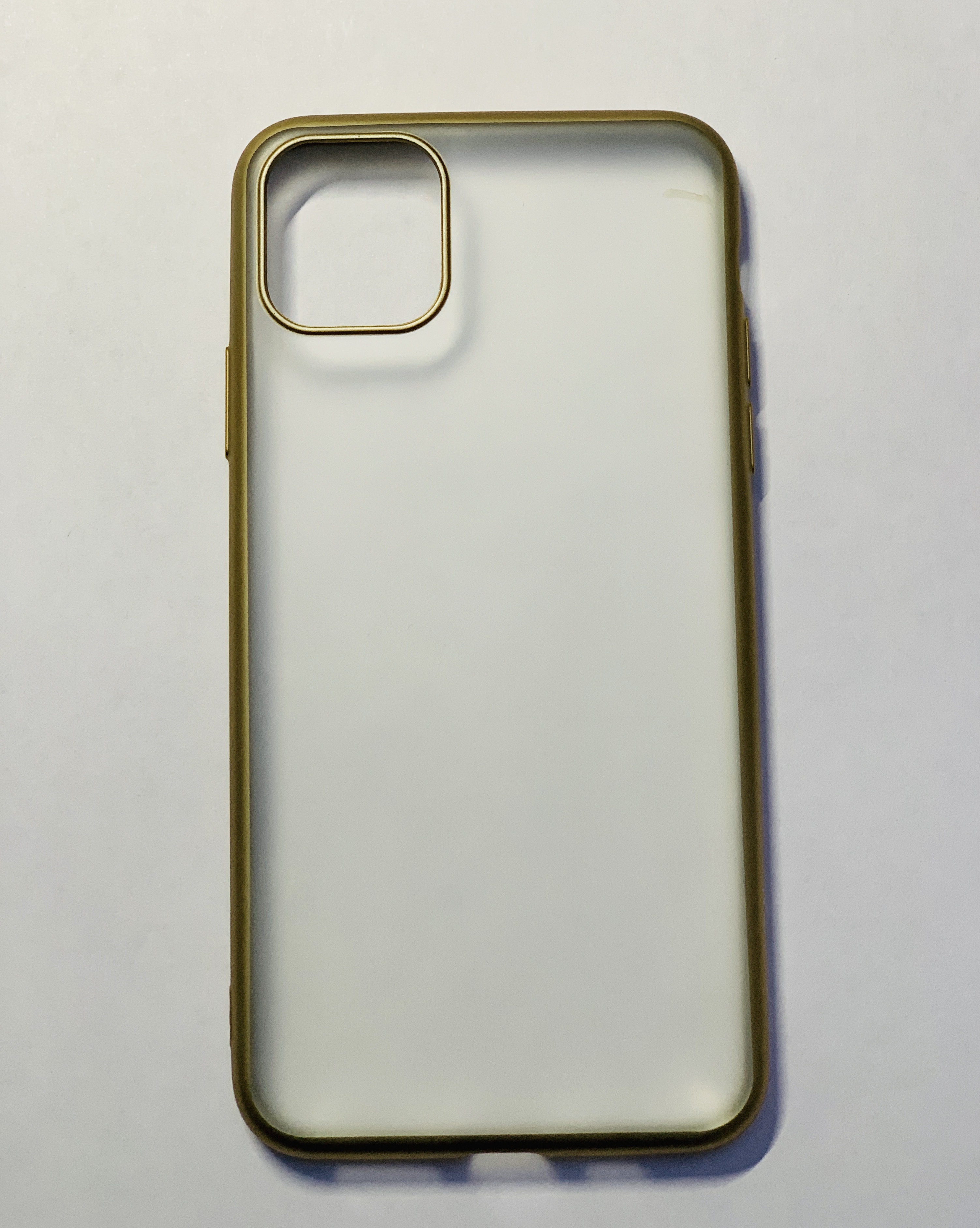 Чехол-накладка FaisON Stylish Series для Apple iPhone 11 Pro Max силиконовый (золотой)