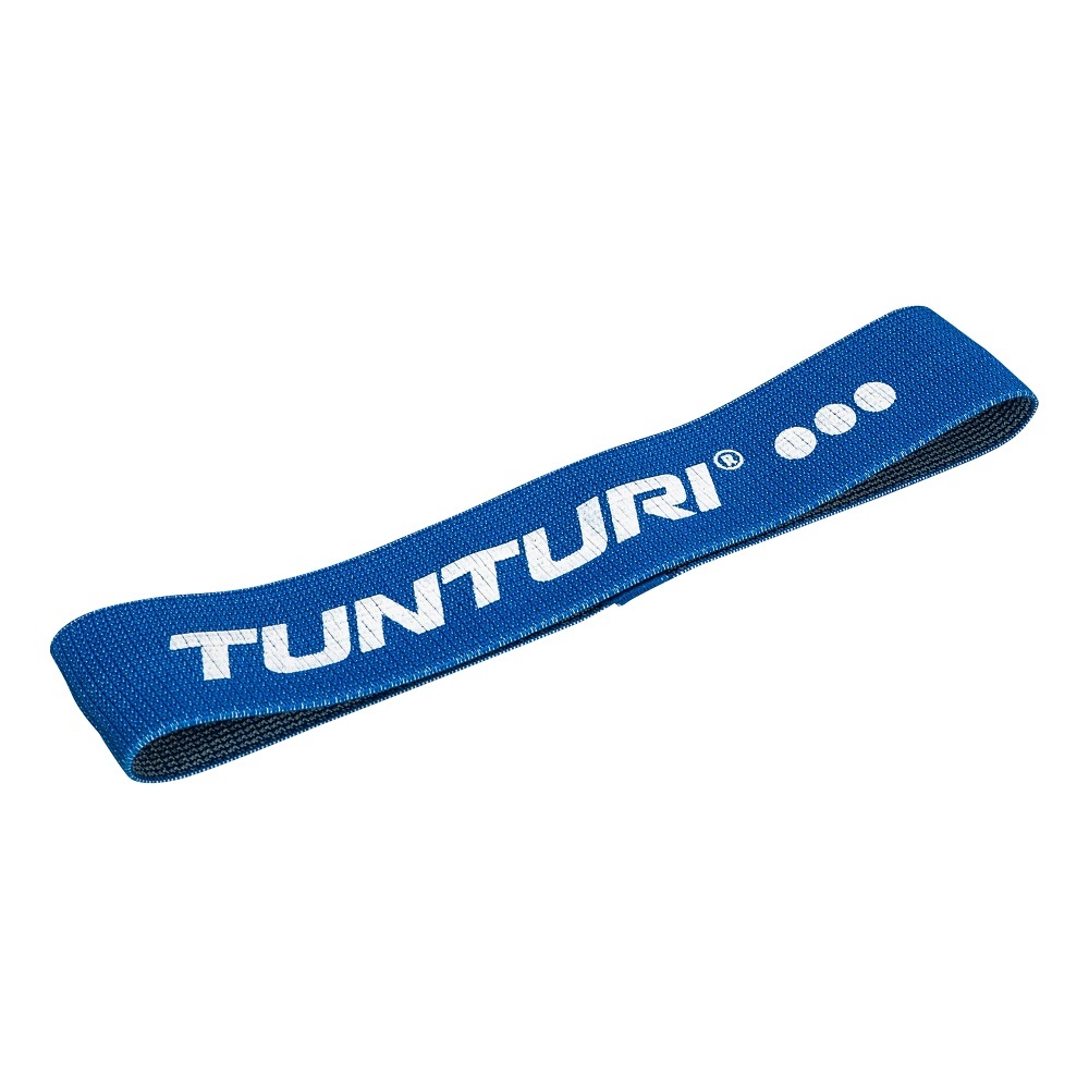 фото Текстильная лента-амортизатор tunturi, высокое сопротивление, синяя