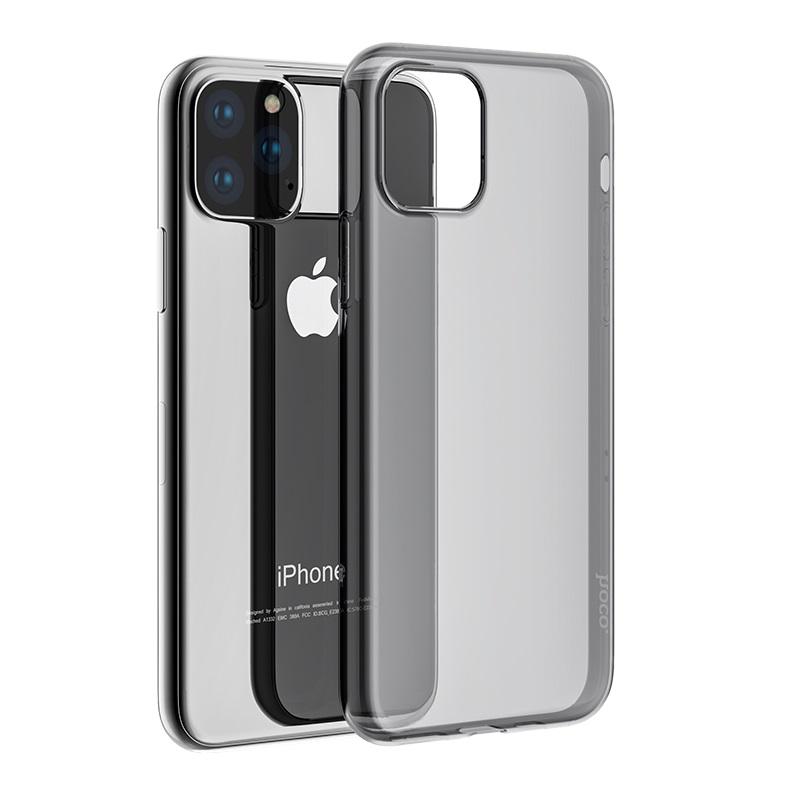 

Чехол-накладка Clear Case для iPhone 11 Pro Max силиконовый (прозрачно-черный)