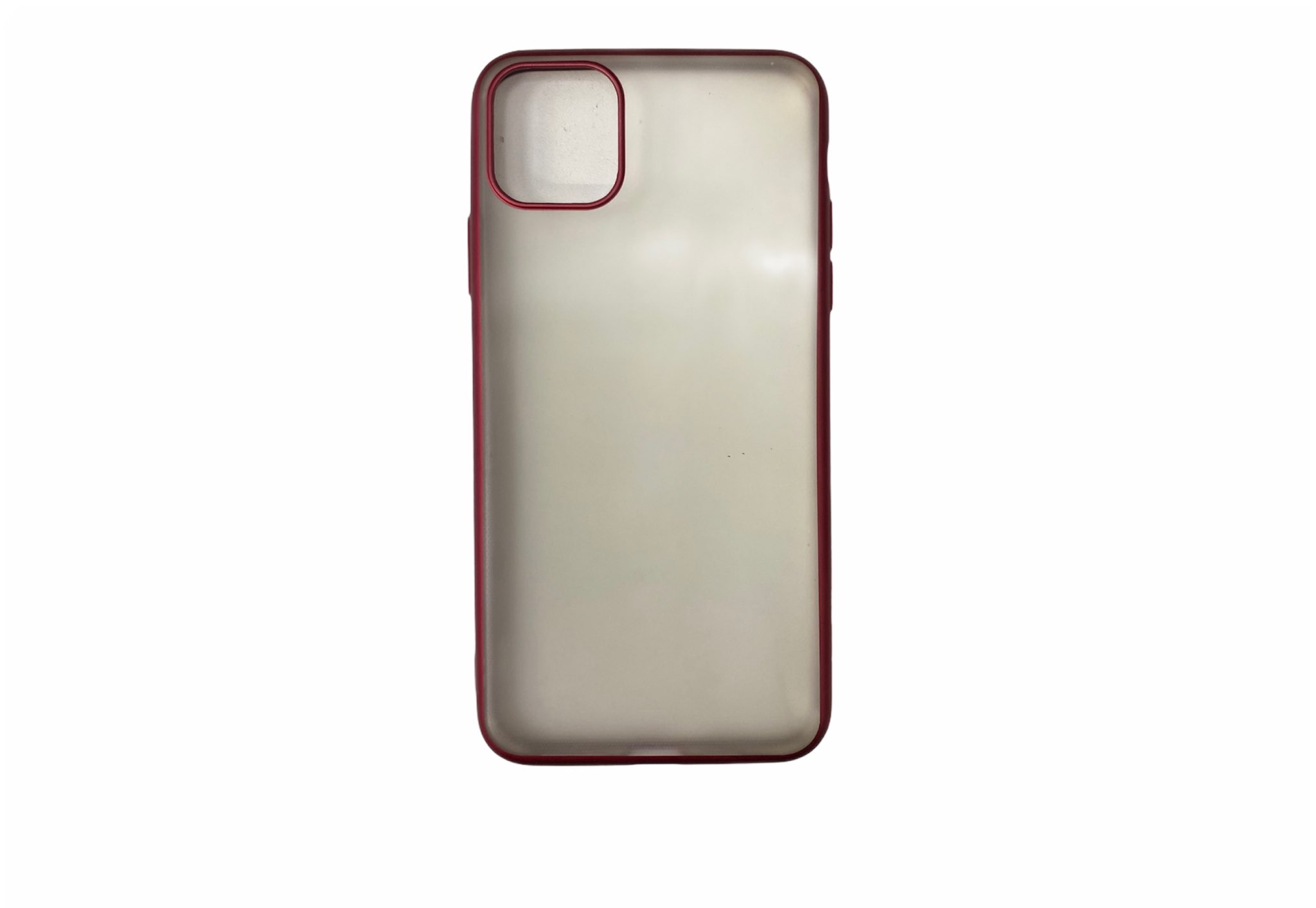 Чехол-накладка FaisON Modish Series для Apple iPhone 11 пластик/силиконовые края (красный)