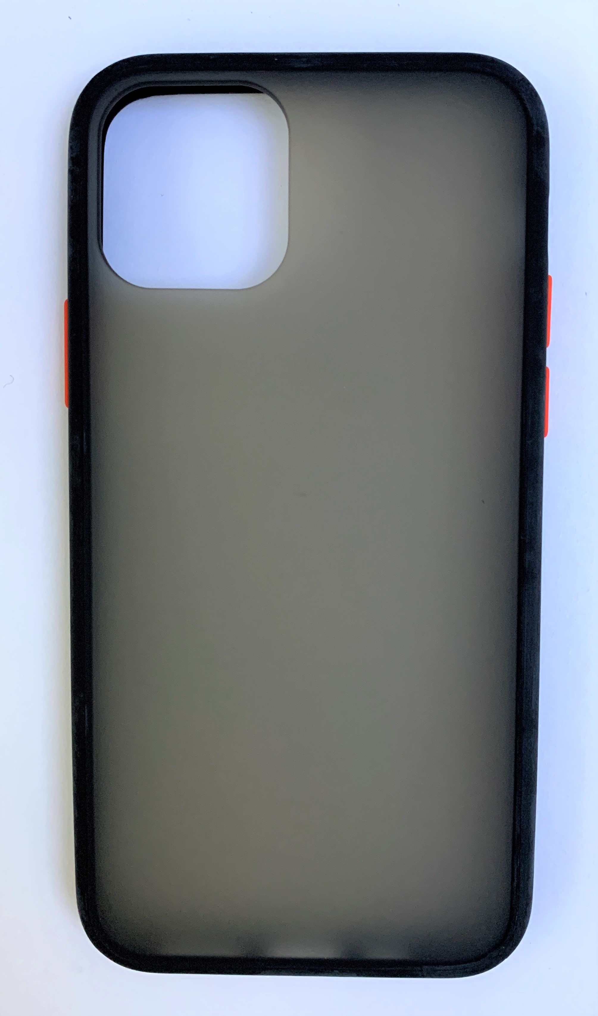 

Чехол для Apple iPhone 11 Pro с бампером пластик/силикон (прозрачно-черный/черный)